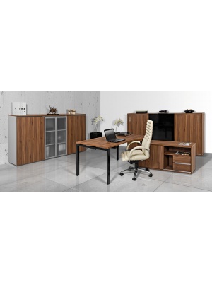 Extend fémlábas vezetői irodabútor_5